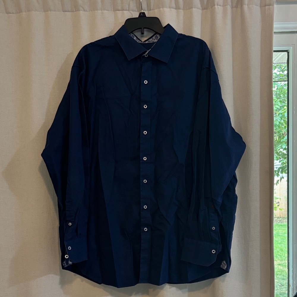 Robert Graham Deep Blue Button Down Shirt